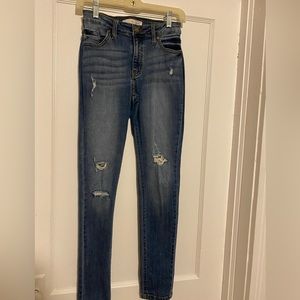KanCan Distressed Skinny Jeans
